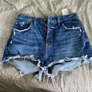 Denim shorts